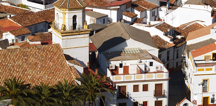 Montejaque i Andalusien