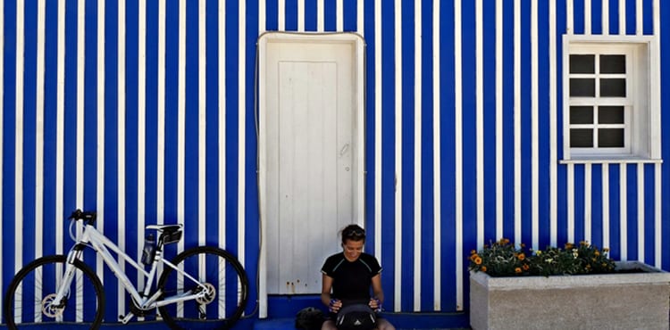 Paus en av cykeldagarna i Portugal