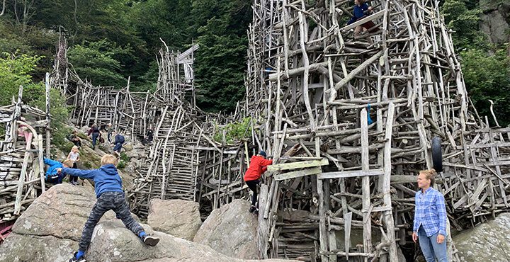 Vandra med barn till Nimis på Kullaberg