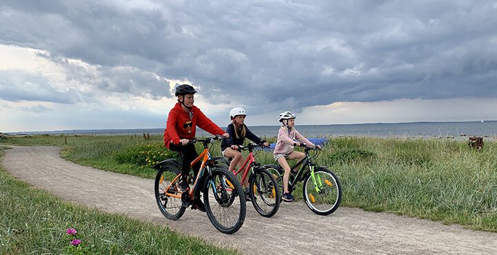 Cykla med barn i Skåne