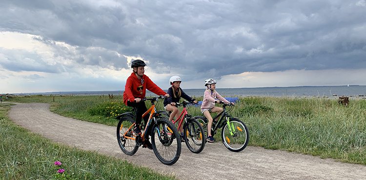 Cykla med barn i Skåne